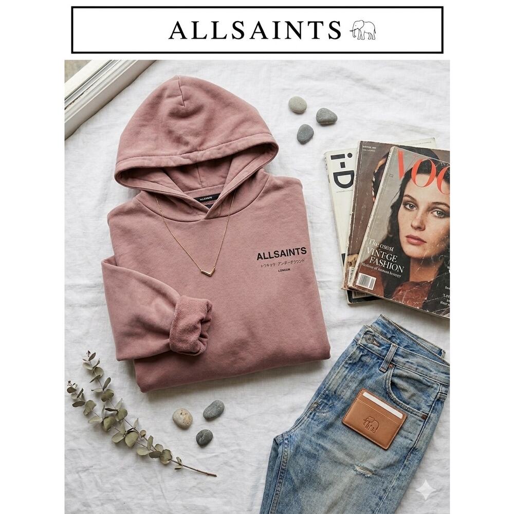 AllSaints London Underground Hoodie – Kids Size 12-13 Years